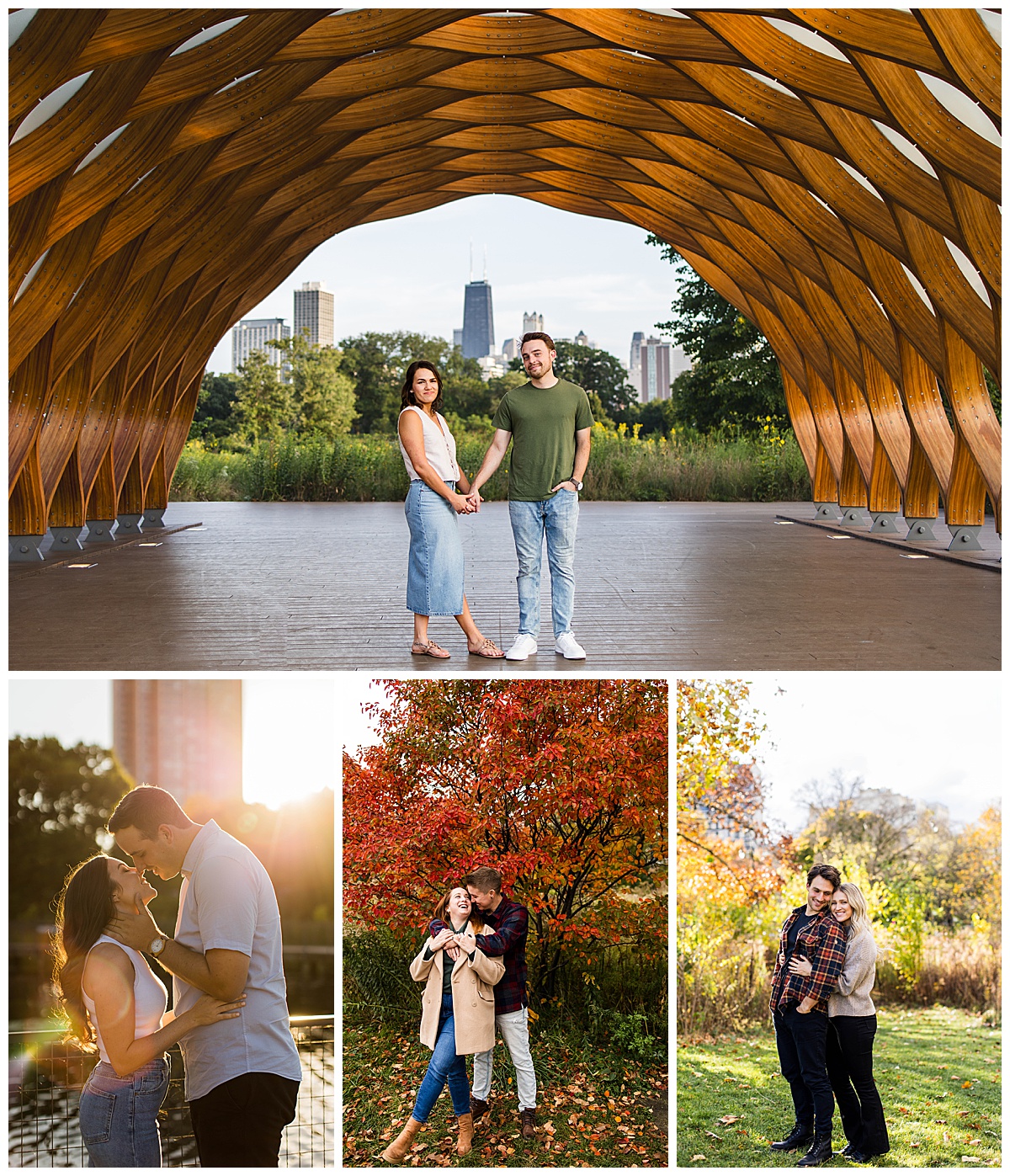 Lincoln Park Chicago Engagement Photos